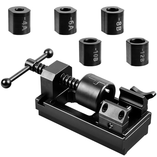 Universal AN Fuel Line Fitting Installation Tool Kit – Fits 4AN-16AN Sizes, Compatible with 4AN/6AN/8AN/10AN/12AN Hoses & Socket Nuts, with Automotive Connect/Disconnect Functions