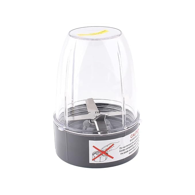 Happy Home Replacement Jar for Nutri Bullet 600W & 900W | Compact Blender Cup | Durable & Leak-Proof Design | Bullet Mixer Attachment - 530ml-image-5