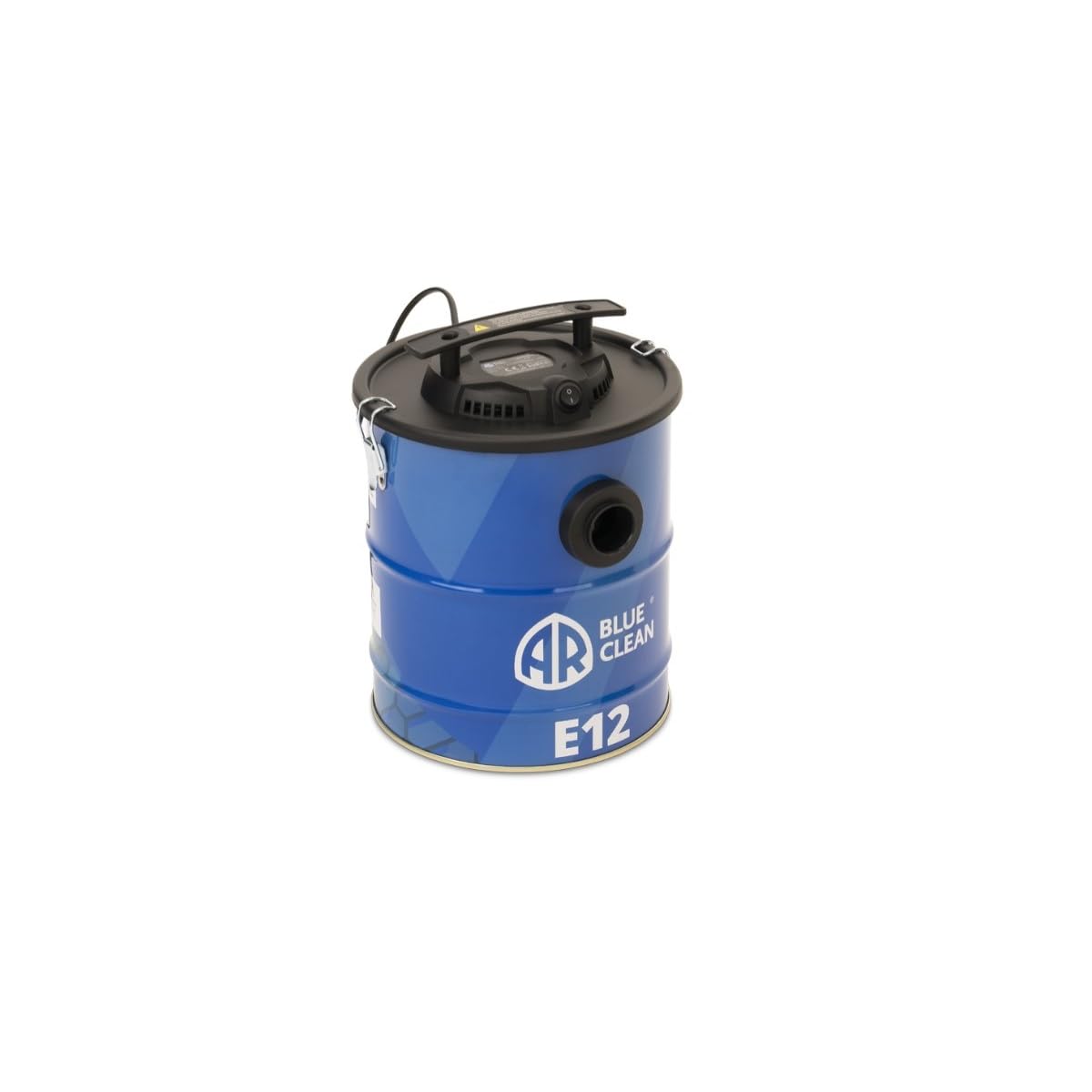 AR Blue Clean E12 Aspiracenere per stufa a pellet e camini 2 in 1: Aspirapolveri, Aspiracenere e Aspira Solidi, Serbatoio 12 Litri, Potenza 600W, Fusto in metallo