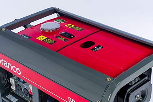 Gerador à Diesel 6,5kva Monofásico Partida Elétrica Bd8000 Ef Branco