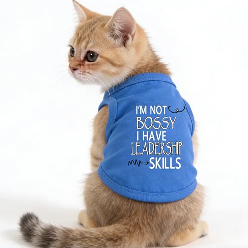 Disfraz para Perro Camiseta Algodón Azul Talla L miniatura 4