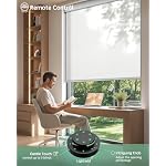 Yoolax Motorized Blinds with Remote, Light Filtering Smart Window Blinds - Image 3