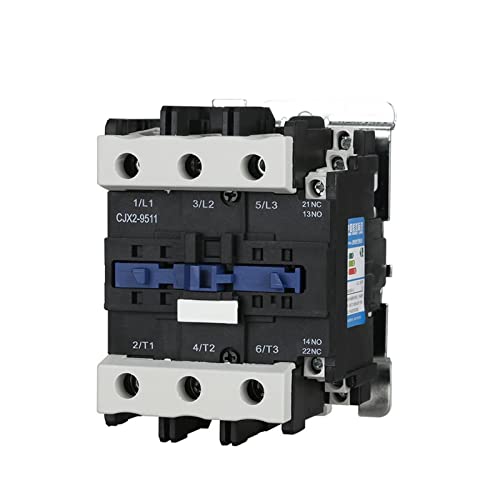 95A 3P Vo[ CJX2-9511 AC R^N^ 1NO 1NC 220V 380V 110V 36V 24V 12V LC1-D Contactor (Color : 380v)