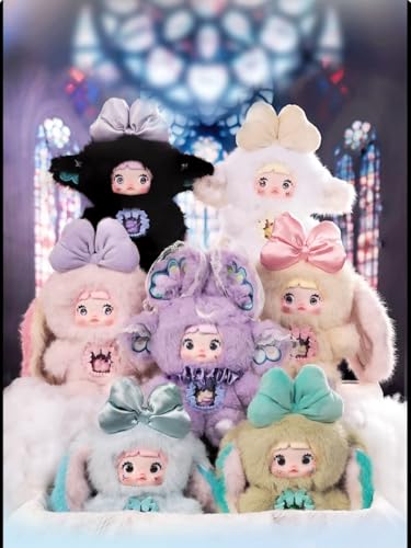 Image of Nommi Blind Box V6 Fantasy World Series Sheep Plush Keychain Pendant Kawaii Nommi Plushie Vinyl Figure Mystery Box Cute Xmas Gift (1 Pack Random)
