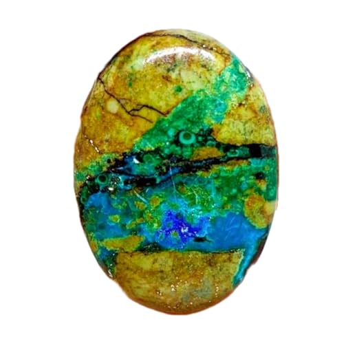 Cabochon azurite malachite pour créer votre bague ou collier personnalisé