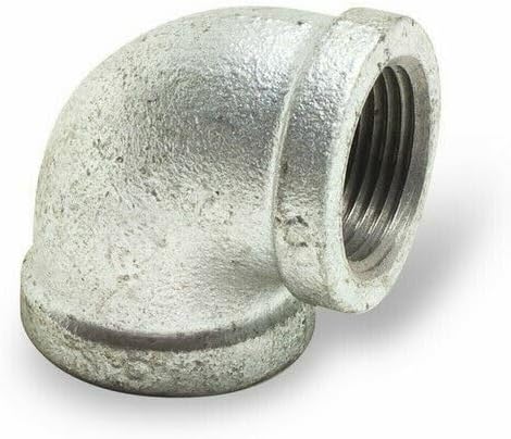 3 GALVANIZED 90 ELBOW, Galvanzied Steel Malleable Pipe Fittings, Steel For Heating Industrial Residential Commerical Plumbing