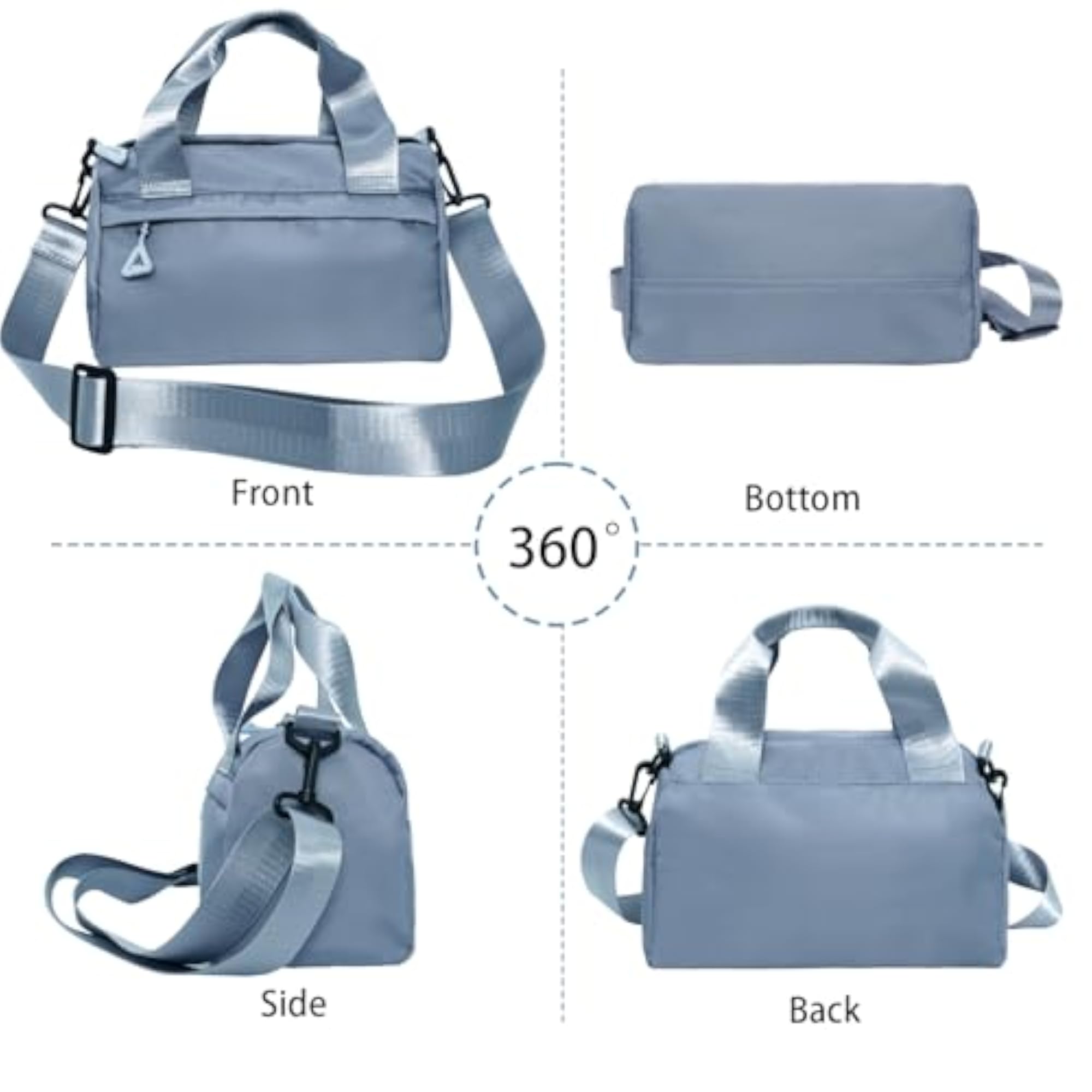 Mini Gym Bag Sport Bag, Adjustable Small Duffle Bag