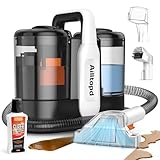 Ailltopd Portable Carpet Cleaners Machines, 15Kpa Strong Suction Upholstery Cleaner Machine, Spot Cleaning for Carpet, Car, Pets, Stairs, Sofa, Couch Cleaner Machine with Self-Cleaning & 2 Brush