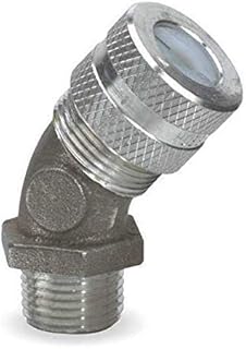 VHC1023 Cord Connector,1/2 in,45,Blue HUBBELL WIRING DEVICE-KELLEMS