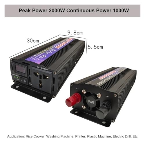 Convertisseur 1600W 24V 220V pour protéger vos appareils électriques - 4