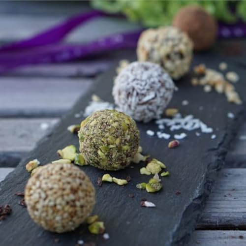 Bio Dattel-Schokokonfekt - Ohne Zusatz von raffiniertem Zucker & Ohne Palmöl - Vegan - Gluten- und laktosefrei I Ohne Konservierungsstoffe