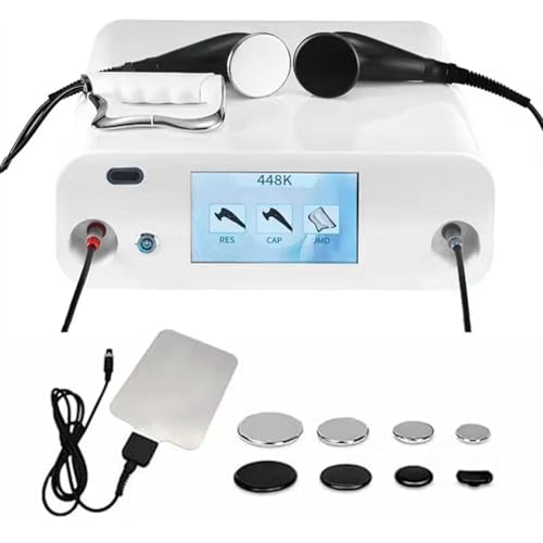 BCBKD 448K-Indib Desmontaje De Grasa Anti-Envejecimiento Res Bio Máquina con Placa Negativa, Diatermia Resistiva Alivio De Dolor Terapia Máquina Terapia