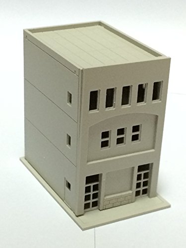 Outland Models Ferrocarril moderno edificio de 3 pisos / tienda B sin pintar escala N 1:160