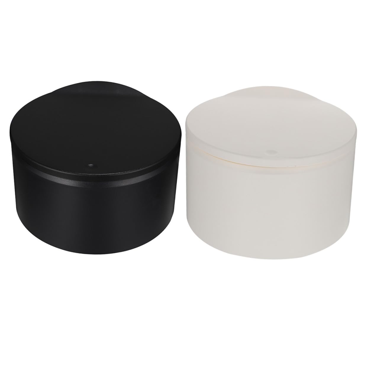 2pcs Mini Pressing Trash Can Desktop Wastebasket for Office and Home, Small Corner Trash Bin with Lid, Compact Countertop Garbage Can for Desk and Car Use