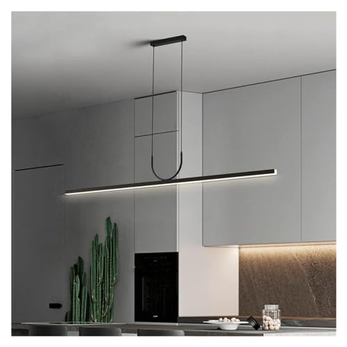 Chandelier led moderne alu réglable pour un éclairage de cuisine