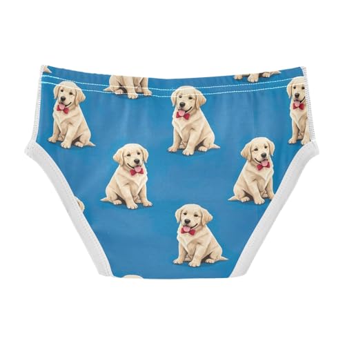 CHIFIGNO Boy Briefs Cute Dog Blue Toddler Boy Underwear Printed Cotton Briefs Underwear2