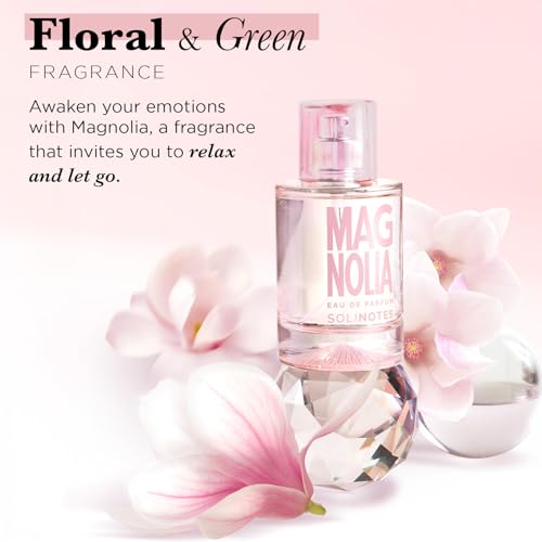 Image of Solinotes Magnolia Eau de Parfum, Jasmine & White Musk, Vegan, 1.7 Fl Oz