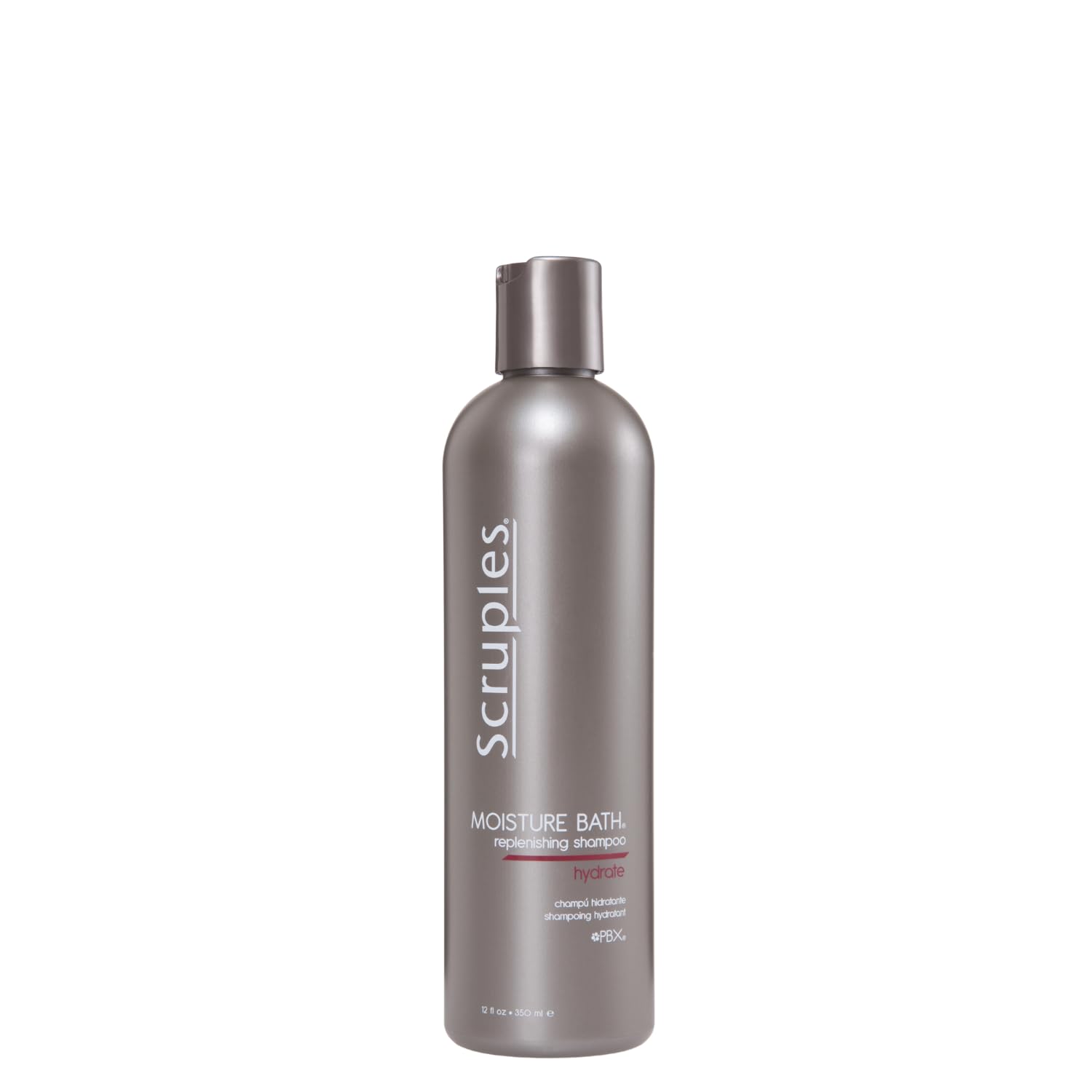 Scruples Moisture Bath Hair Shampoo for Men & Women - Moisturizing Shampoo for Dry, Brittle & Coarse Hair - Helps Restore Shine & Elasticity (12 Fl oz