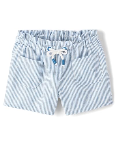 Image of Gymboree Girls and Toddler Tie Front Linen Shorts