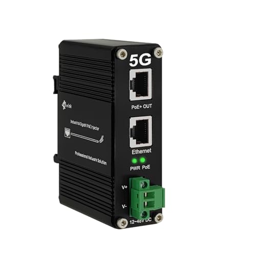 Injecteur PoE 5G résout les pannes réseau extérieures grâce au boîtier aluminium 30W