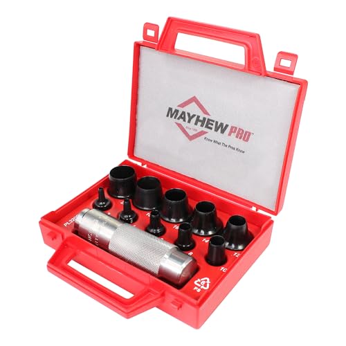 Mayhew Pro 66010 3 mm to 20 mm Metric Hollow Punch Set
