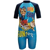 Nickelodeon Paw Patrol Boys Swimsuit, Boys Paw Patrol Sunsuit Swimwear (Turquoise, Size 5T)