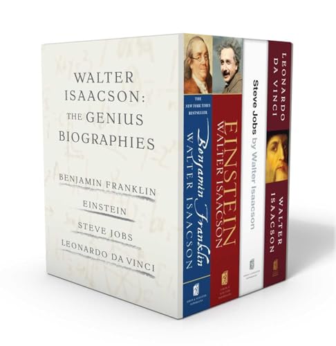 Walter Isaacson: The Genius Biographies: Benjamin Franklin, Einstein, Steve Jobs, and Leonardo da...