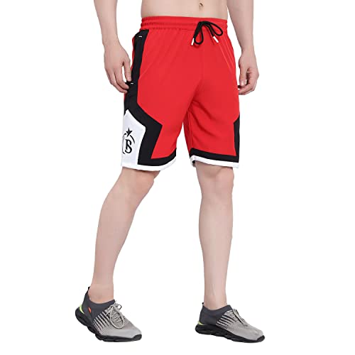 Image of BLUE STAR SHARK NS Lycra Sport Shorts for Men |Goa Shorts for Men | Running Shorts for Men | Regular Shorts for Men