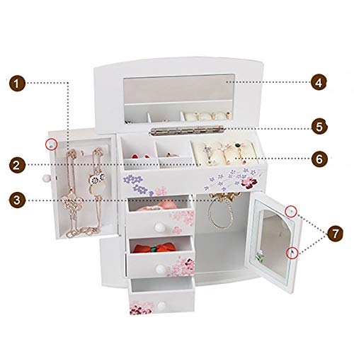 Boîte à bijoux en bois MU Ménage, le coffret portable pour organiser votre coiffeuse