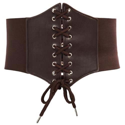 GRACE KARIN Sexy Slim Fit Underbust Waist Belts Corset(XL Coffee)