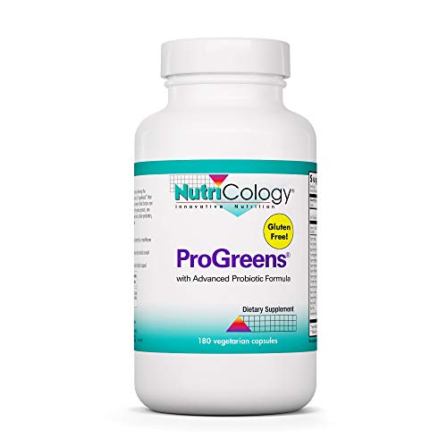 NutriCology ProGreens - Broad-Spectrum Nutritional Support, LactoSpore - 180 Vegetarian Capsules