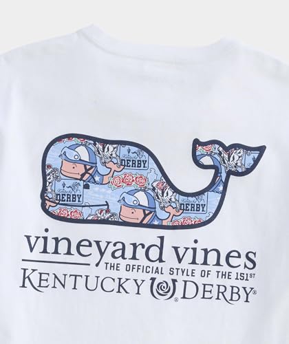 vineyard vines Men's Kentucky Derby Sticker Whale Fill Short-Sleeve Pocket Tee3