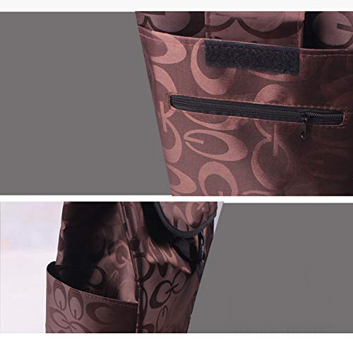 QIANGDA-Handwagen Einkaufstrolley Faltbar Einkaufswagen Mini Tragbar Transportwagen Starkes Tragen Aluminium-Legierung… – Bild 4