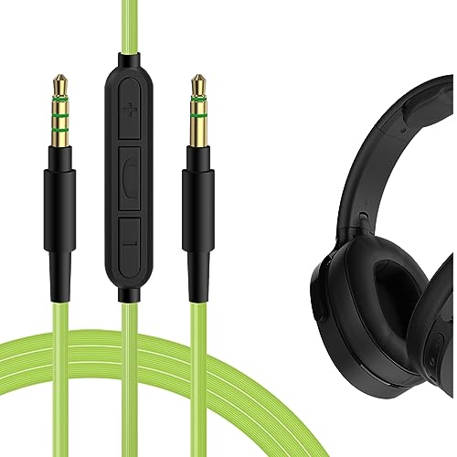 Geekria Quickfit Cable de repuesto para Skullcandy Hesh, Hesh 2, trituradora, Grind/Cable de audio...