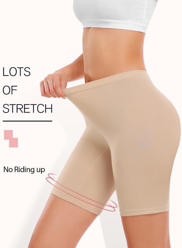 Image of DIVING DEEP Womens Slip Shorts for Under Skirt Shorts for Women & Girls High Waisted Women's Shorts | Stretchable Skin Fit Shorties Tights for Women & Girls | Cycling Shorts for Women