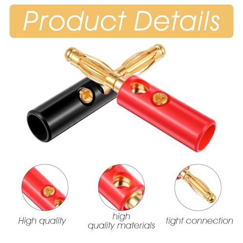 Conectores Banana para parlantes 4mm, 20 piezas miniatura 3