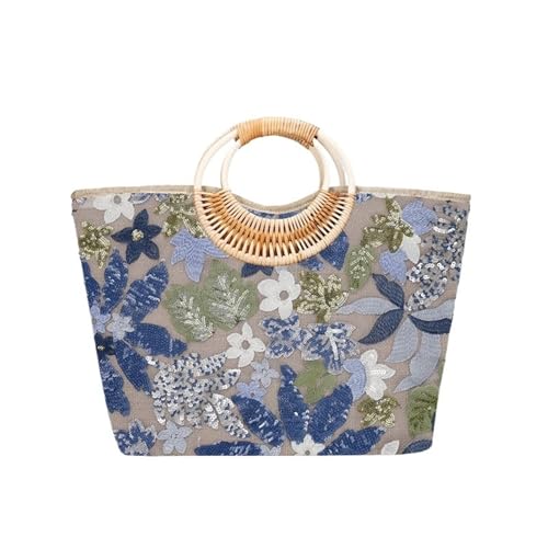 Sac de plage brodé à sequins idéal pour vos vacances d'été