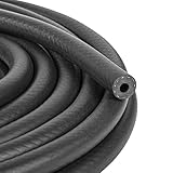 3/16 Inch (5mm) ID Fuel Line Hose 25FT NBR Rubber Push Lock Hose High Pressure 300PSI for Automotive Fuel Systems Engines