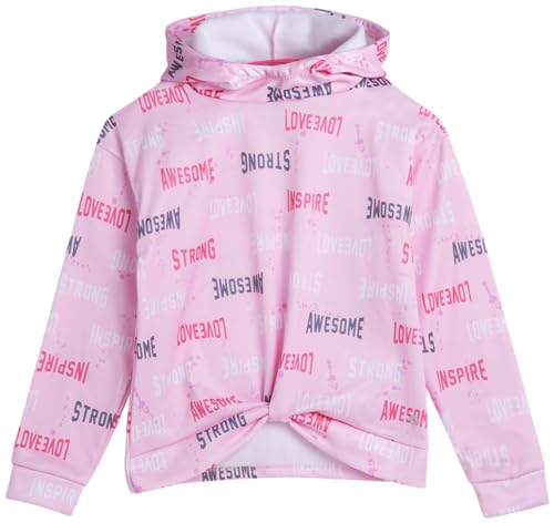 Image of RBX Girls Pants Set - 3 Piece Active Fleece Tank Top Pullover Girls Hoodies and Kids Leggings Athletic Set (7-14)