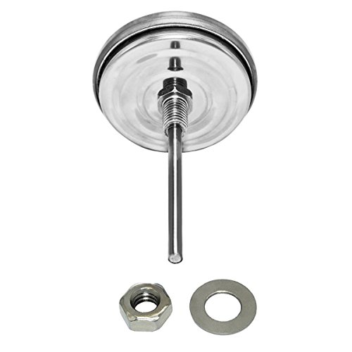 2 inch BBQ Thermometer Gauge Charcoal Pit Smoker Temp Gauge, Heat Indicator Temp Thermometer for Wood Charcoal Grill Pit