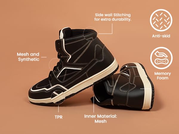Image of Big Fox Jupiter-1 High Top Classic Sneakers for Men
