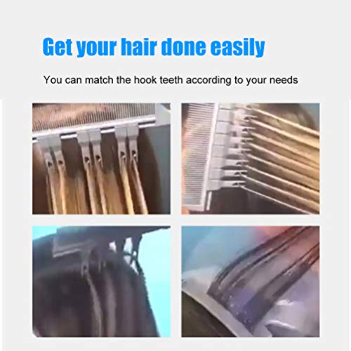 Foto von Calayu Strähnenkamm, Professional Haarfärbekamm Verstellbarer Schnitt 2 Side Salon Färbekamm Haar Färbung Styling