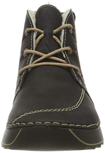 Rieker 51532, Stivali alla Moda Donna, Nero 00, 36...