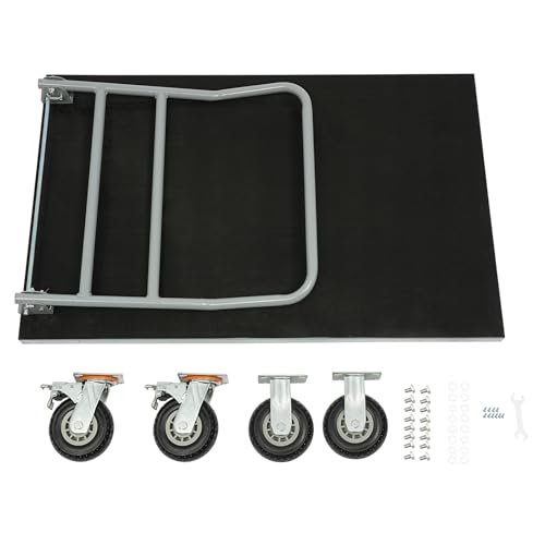 Carretilla plegable de acero 44" x 28" capacidad 2500 lb miniatura 6