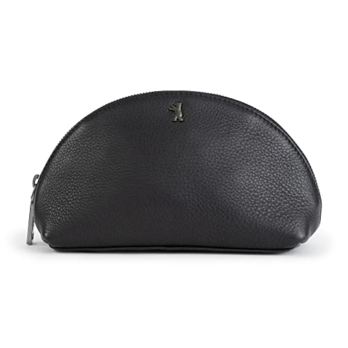 Berliner Bags Kulturbeutel aus Leder Zoe, Kosmetiktasche Kulturtasche Organizer für Damen Reisen - Schwarz Cover