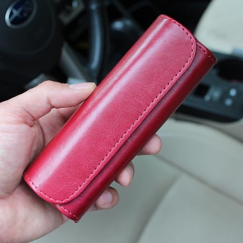 Image of Orsus Reading Glasses Hard Case, Premium PU Leather Horizontal Eyeglass Holder with Magnetic Closure for Women and Men