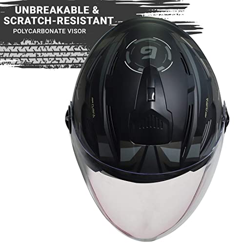 Image of Steelbird SBA-6 7Wings Gravity Open Face ISI Certified ABS Helmet