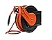 Giraffe Retractable Air Hose Reel Wall Mount with 3/8 in. x 50 FT Hybrid Hose, Pneumatic Heavy Duty Steel Reel Auto Rewind 300PSI