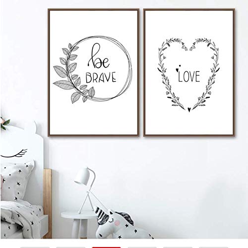 Affiche amour noir et blanc pour habiller le mur du salon avec une touche moderne