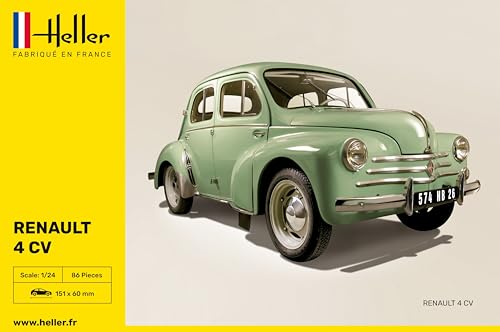 Heller Renault 4 CV Kit de Construcción Modelo 1:24 miniatura 3